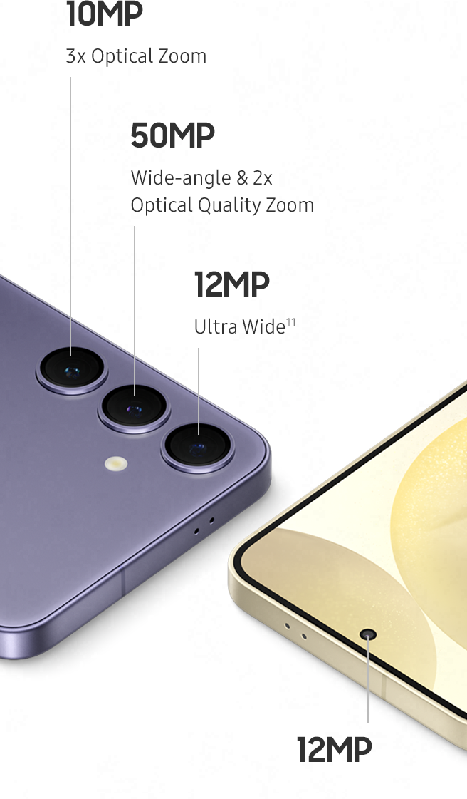 rear camera. 10MP. 3x Optical Zoom. 50MP. Wide-angle & 2x Optical Quality Zoom. 12MP. Ultra Wide{{11}}. front camera. Selfie Camera. 12MP.